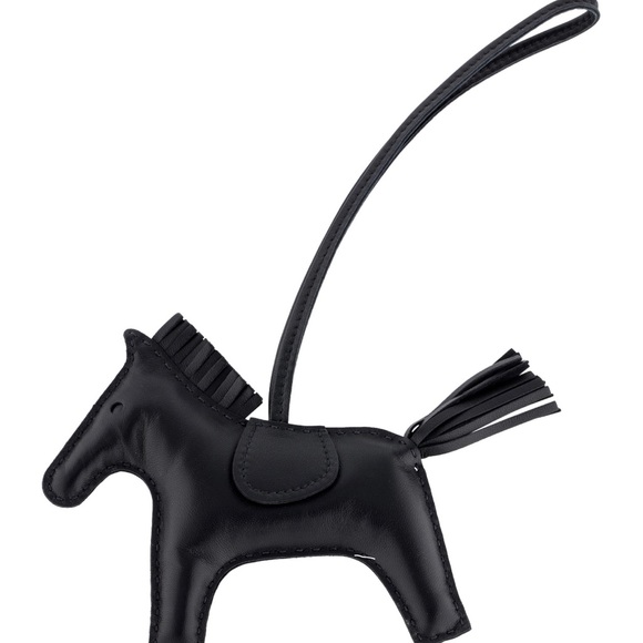 ❌ SOLD ❌Hermès 2019 So Black GriGri Rodeo Bag Charm MM w/ Tags - Picture 2 of 5